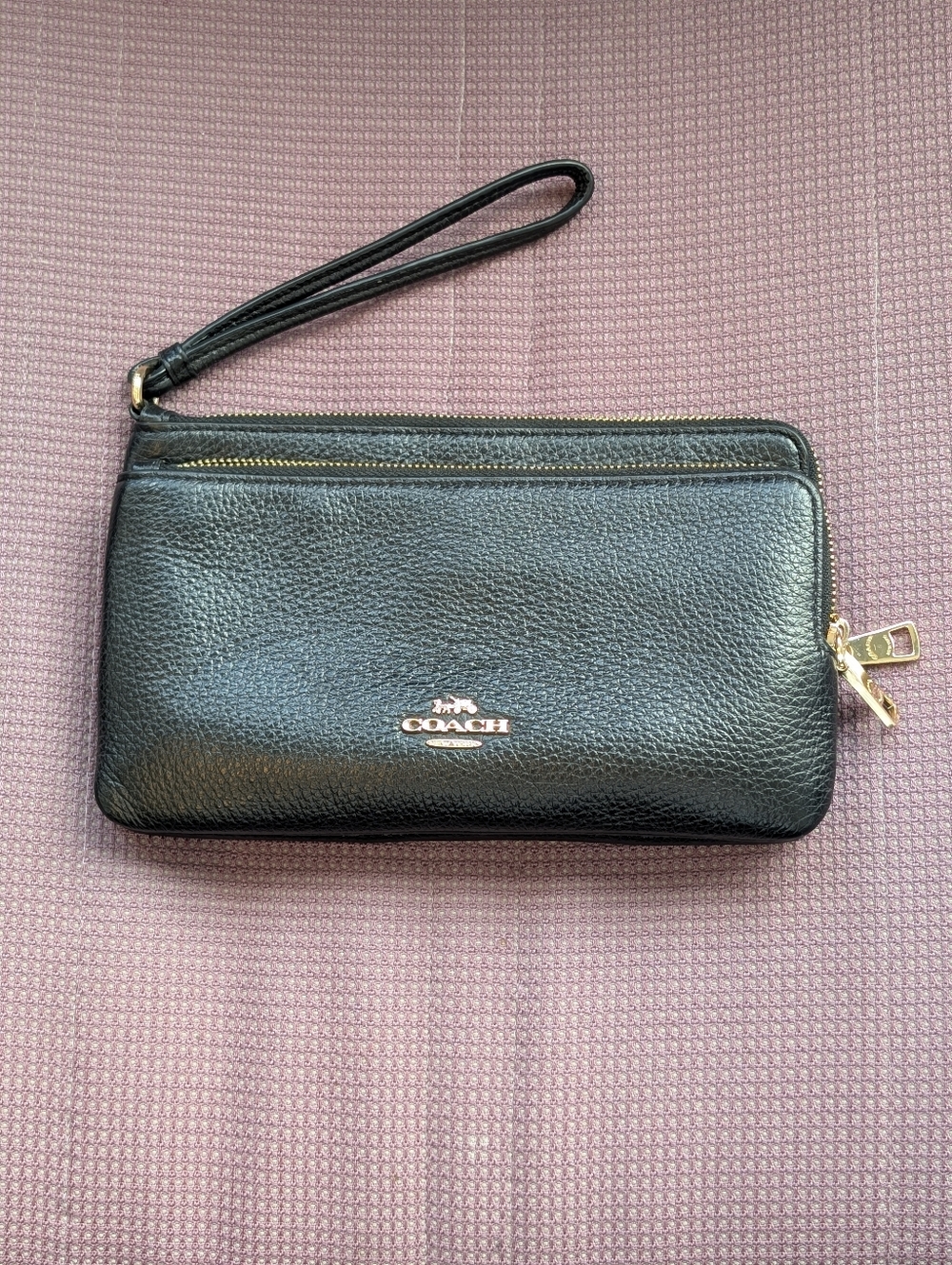 Coach Double Zip Wallet